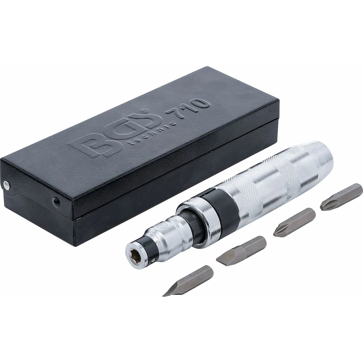 BGS Hand-Schlagschrauber-Satz, robust, 5-teilig mit 4 Bits