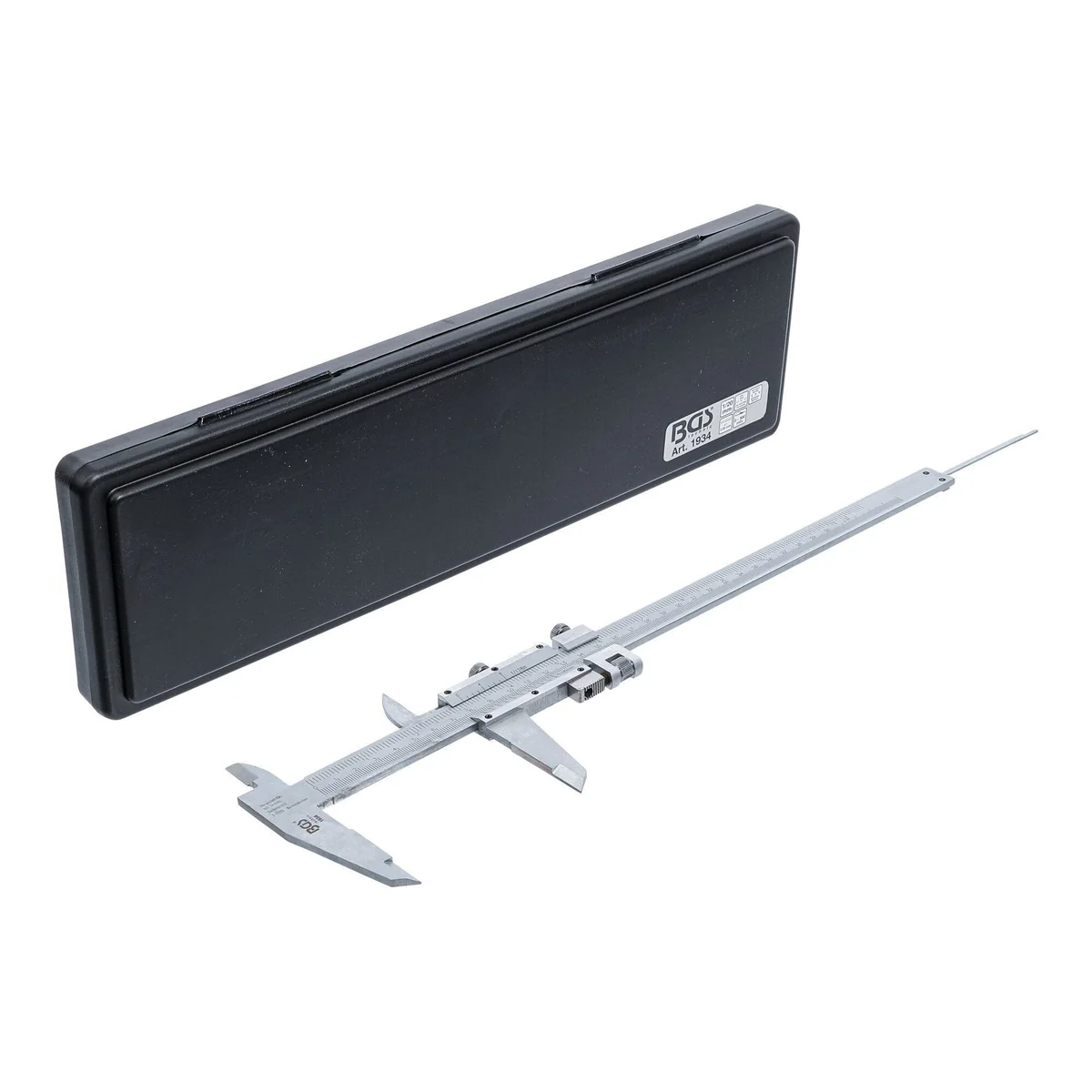 BGS Präzisions-Messschieber 300 mm, großer Messbereich, Nonius 1/20 mm, für Innen-, Außen- und Tiefenmessung
