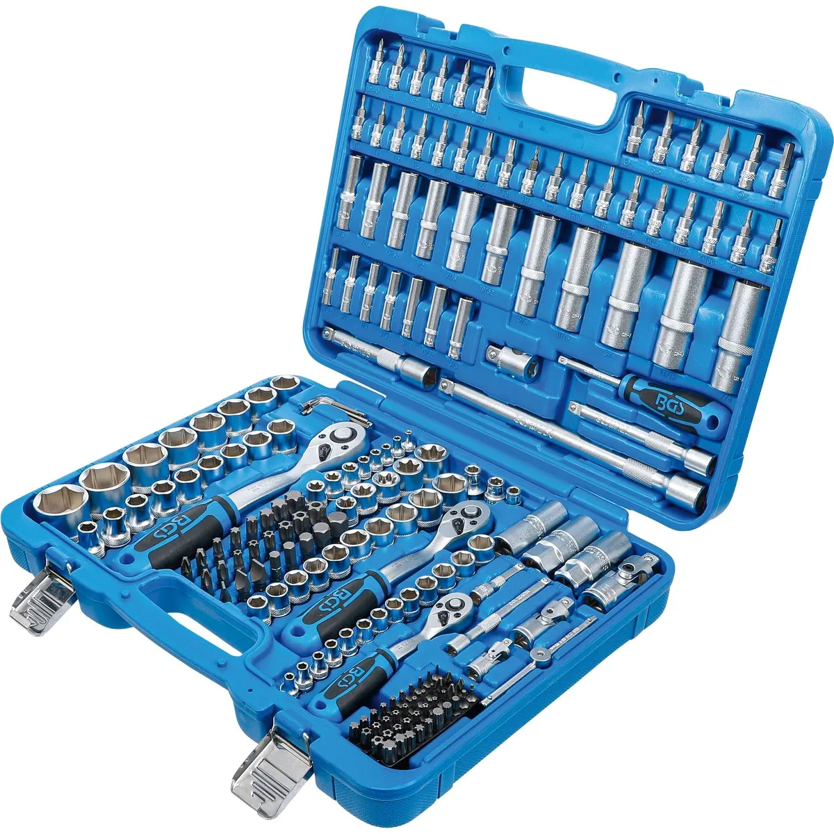 BGS technic Bit- und Steckschlüsselset, 192-teilig, vielfältige Antriebsgrößen 2