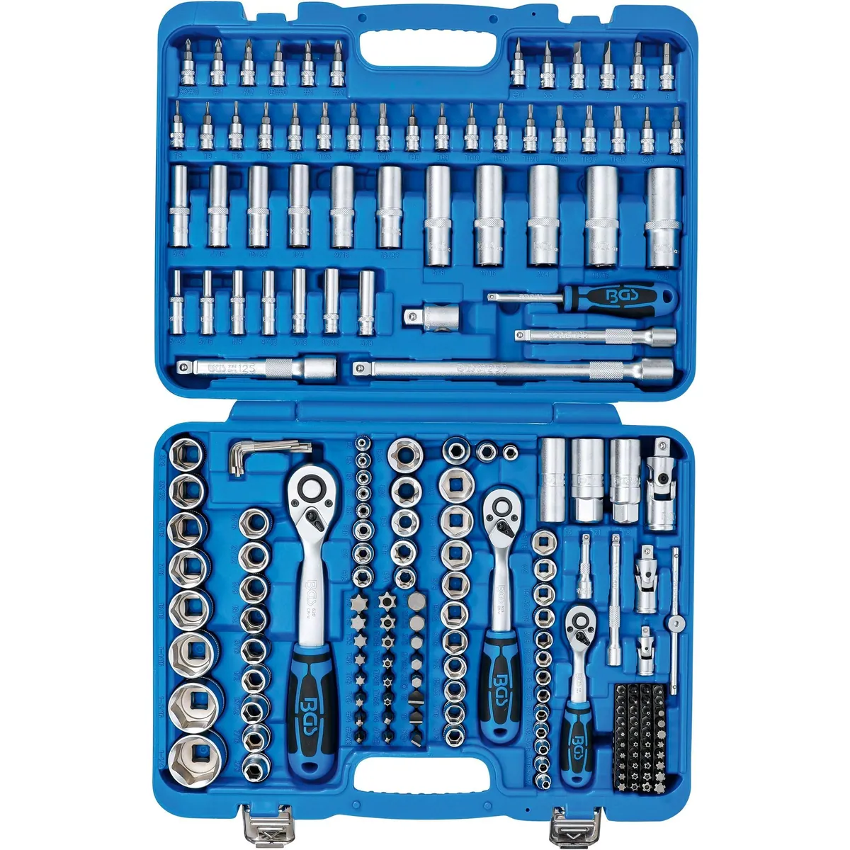 BGS technic Bit- und Steckschlüsselset, 192-teilig, vielfältige Antriebsgrößen 4