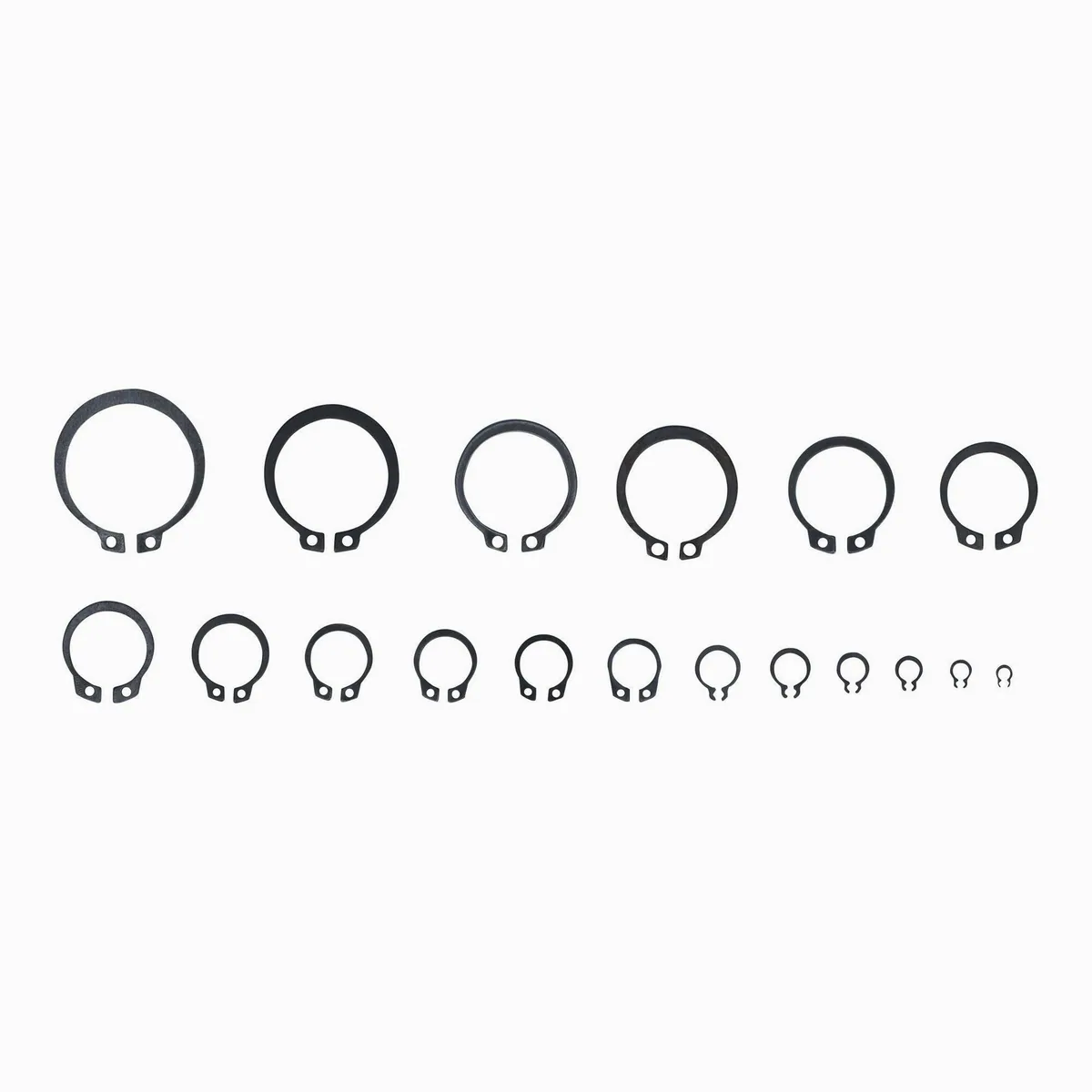 BGS Außen-Seegerring-Sortiment, 300-teilig, Ø 3 - 32 mm — vielseitig, robust, präzise 3
