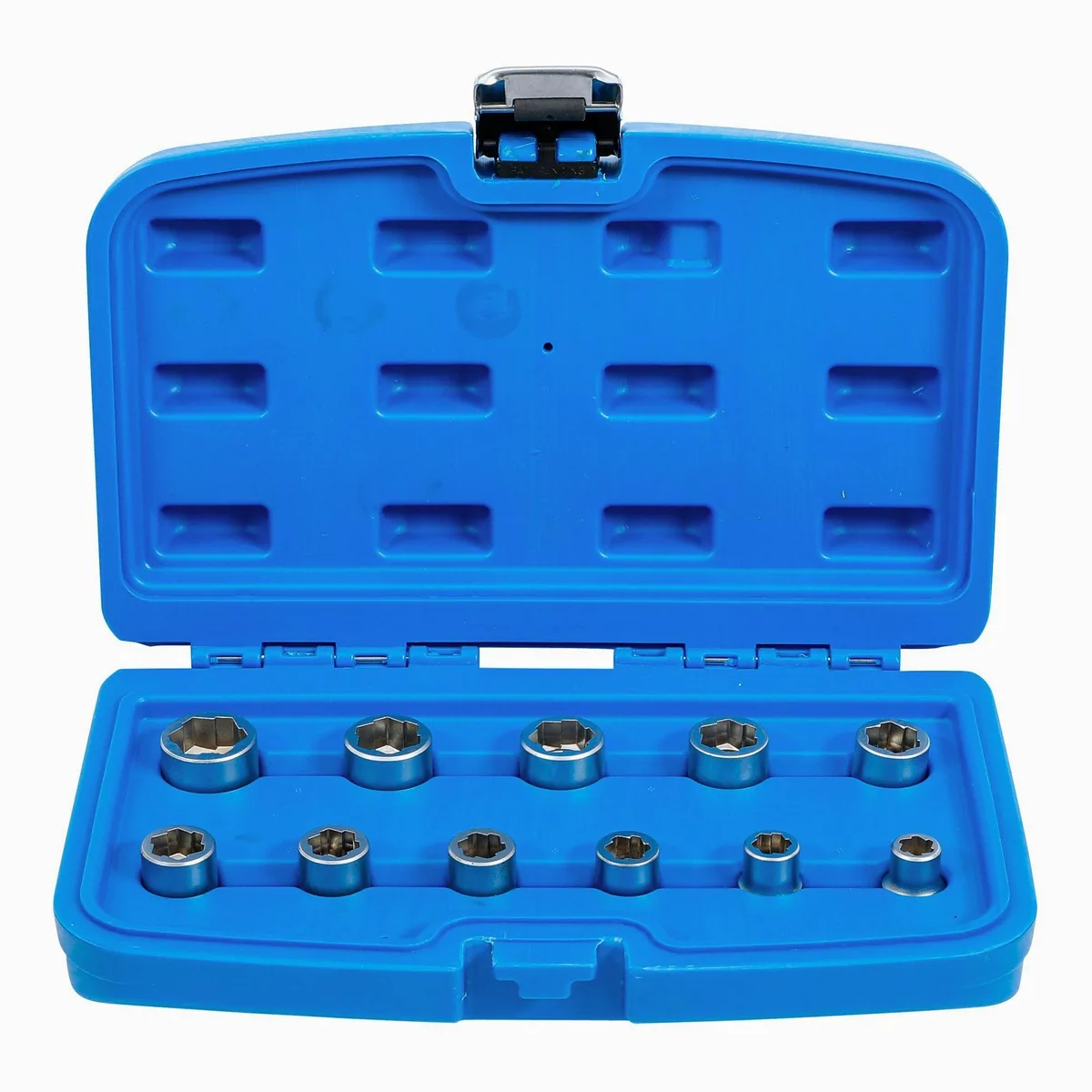 BGS technic Ausdreh-Satz 10 mm, 11-teilig, robust für beschädigte Schrauben