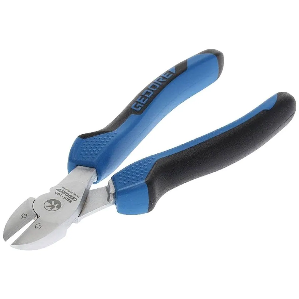 Gedore Kraft-Seitenschneider 160 mm, ergonomischer 2K-Griff, präzise Schneidequalität