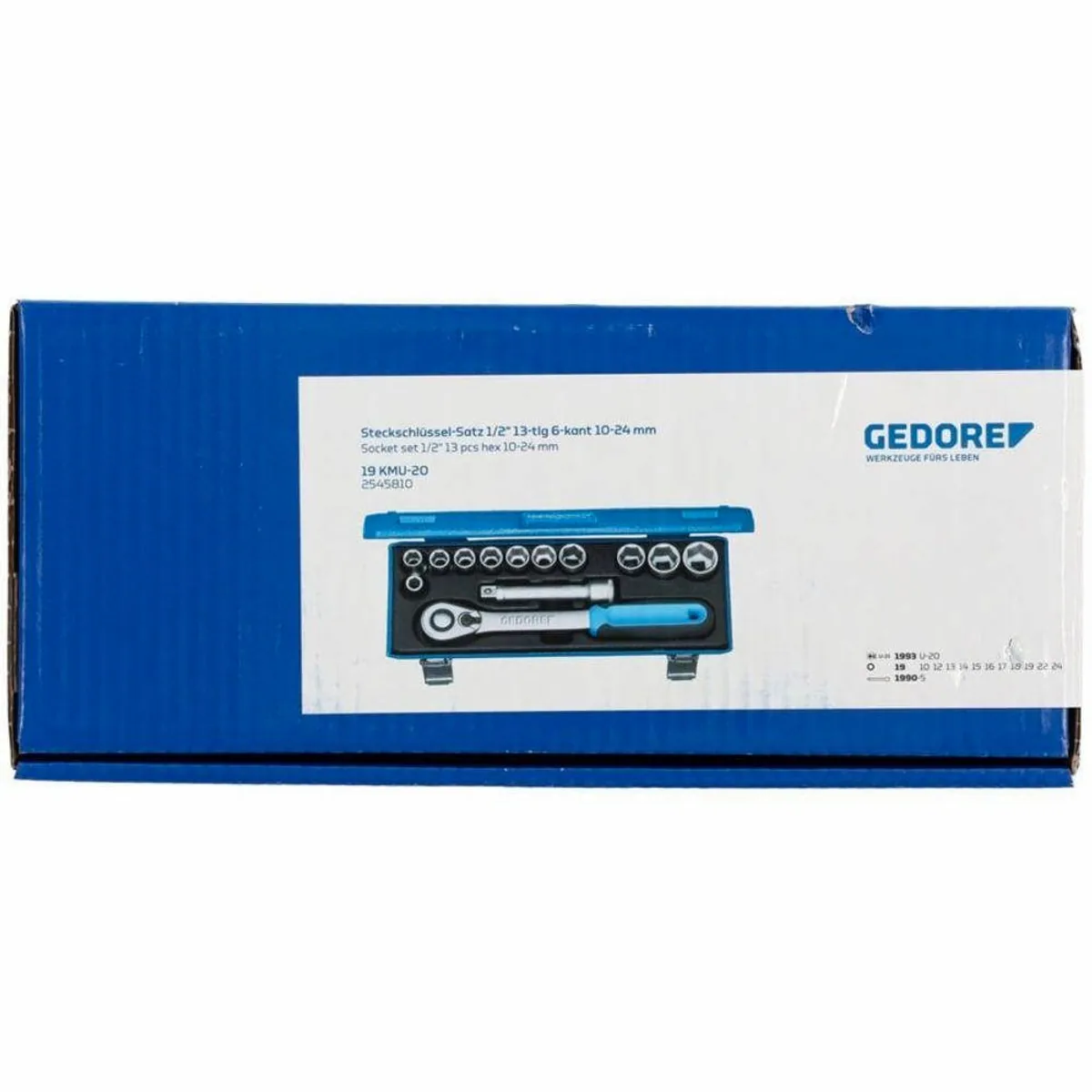 Gedore Steckschlüssel-Satz 1/2", 13-teilig, hochfest und präzise 5
