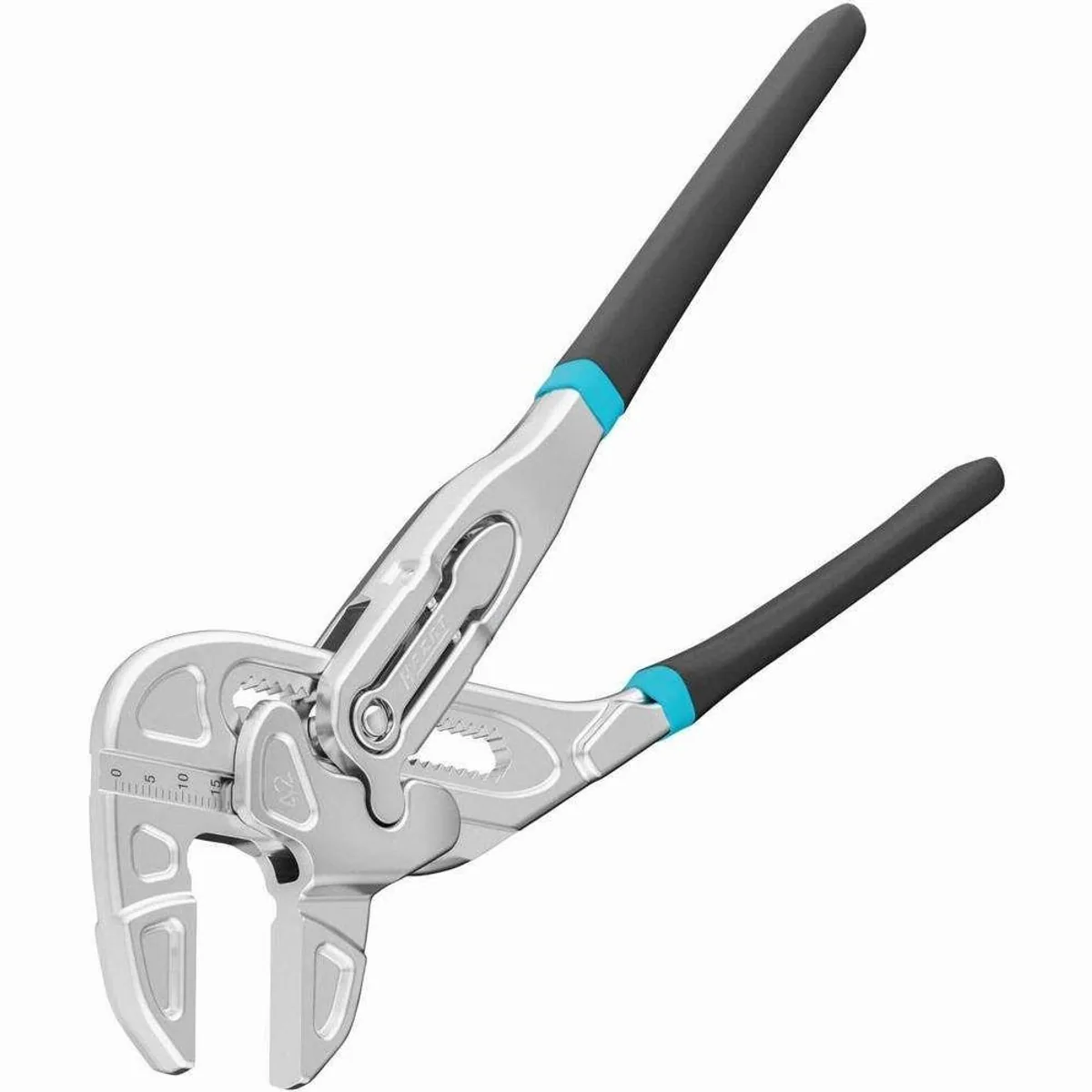 Hazet Zangenschlüssel 762-18, präzise Wasserpumpenzange, 180 mm — hohe Stabilität, ergonomisches Design, robuste Bauweise 2