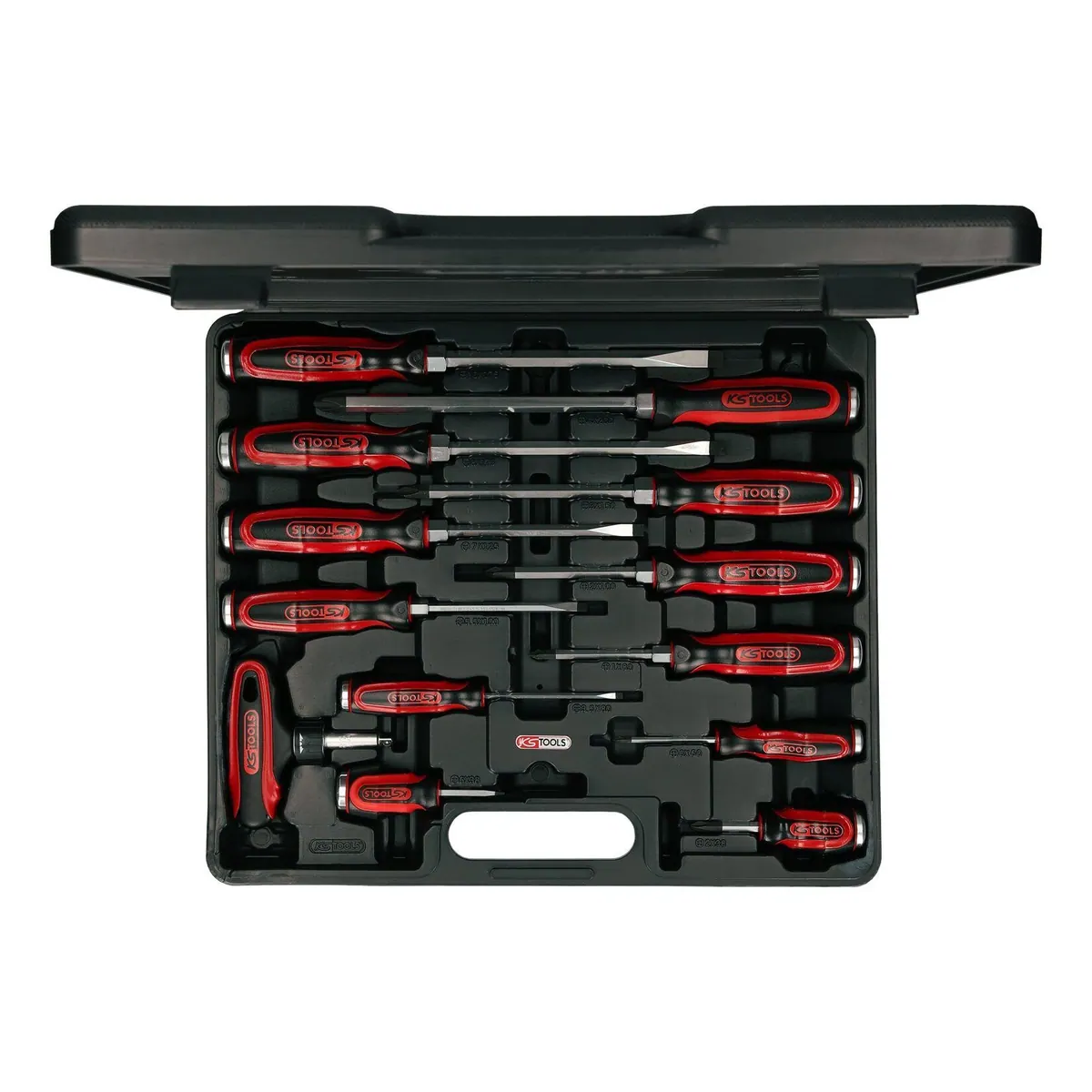 KS Tools ERGOTORQUEmax Schlagkappen-Schraubendreher-Satz, 13-teilig, präzise Verarbeitung, hohe Langlebigkeit, ergonomischer Griff 2