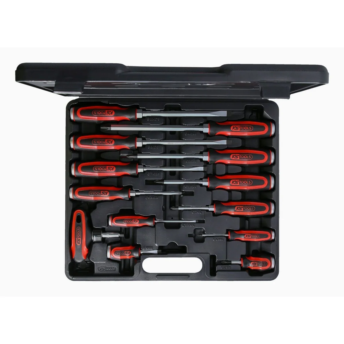 KS Tools ERGOTORQUEmax Schlagkappen-Schraubendreher-Satz, 13-teilig, präzise Verarbeitung, hohe Langlebigkeit, ergonomischer Griff 3