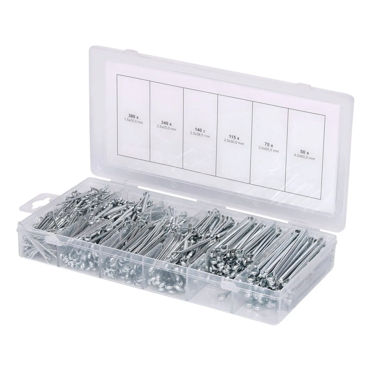 KS Tools Standardsplint, 1000-teilig, umfassendes Sortiment in Kunststoffkassette