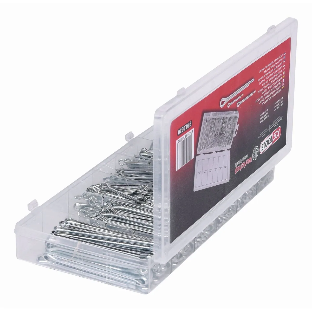 KS Tools Standardsplint, 1000-teilig, umfassendes Sortiment in Kunststoffkassette 2