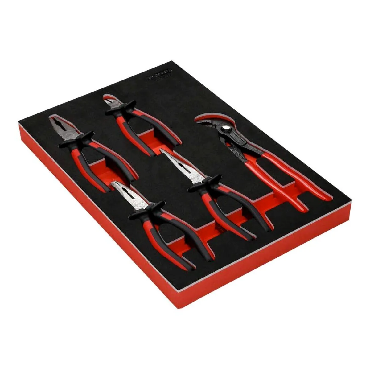 KS Tools Zangenset, 5-teilig, inklusive Schaumstoffeinlage 3