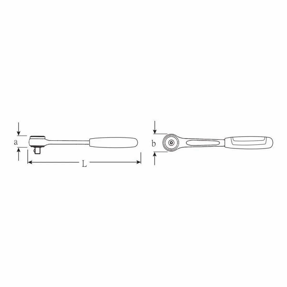 Stahlwille RSW.22 Umschaltknarre, 1/4" Vierkantantrieb, 22 Zähne 4