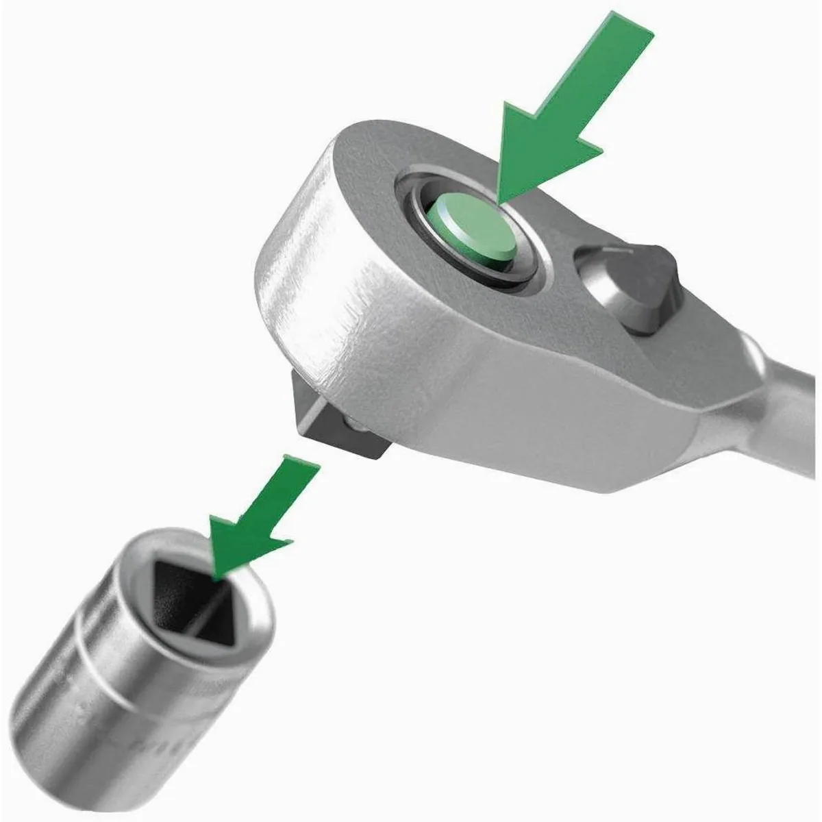 Stahlwille Ratsche QR-Feinzahn-Knarren-Set, 1/4″ und 1/2″, mit QuickRelease-Verriegelung 4
