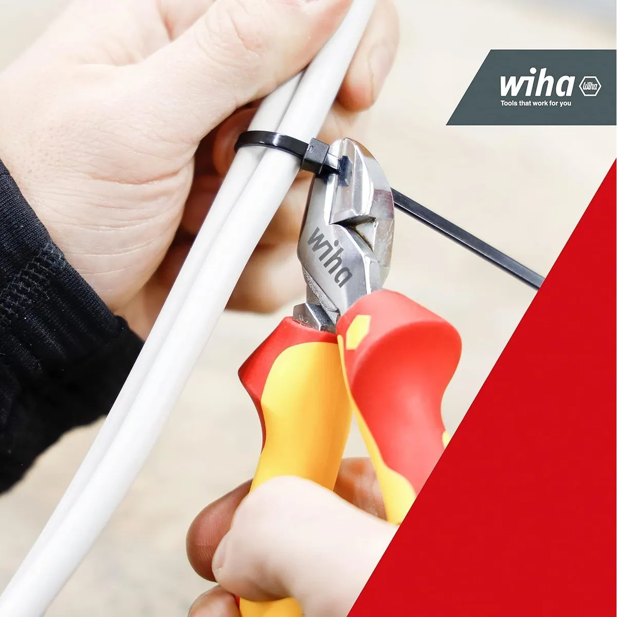 Wiha Seitenschneider Professional DynamicJoint 180 mm, ergonomisch, rostbeständig, IEC 60900-zugelassen 2