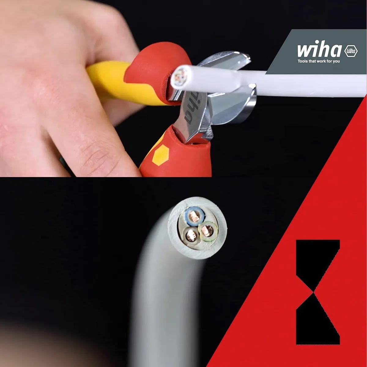 Wiha Seitenschneider Professional DynamicJoint 180 mm, ergonomisch, rostbeständig, IEC 60900-zugelassen 4