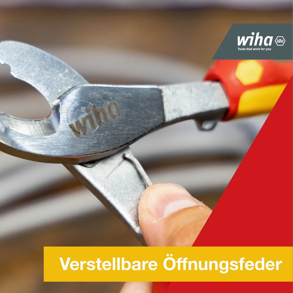 Wiha Seitenschneider, Ergonomischer Griff, VDE- und GS-geprüft — 1.000 V AC zugelassen 2