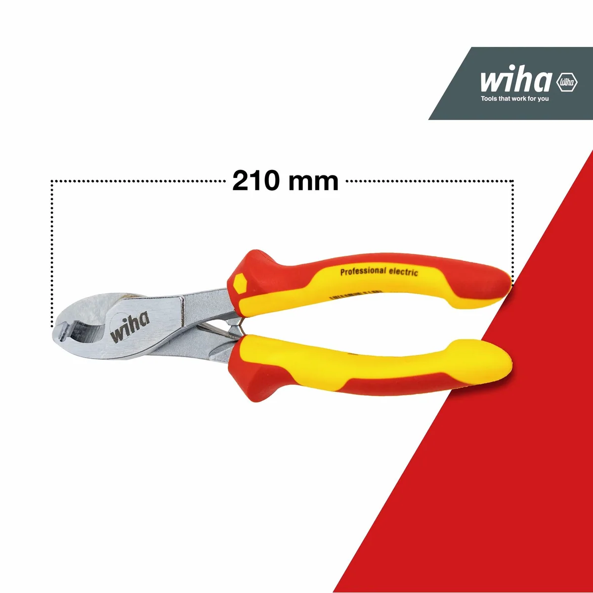 Wiha Seitenschneider, Ergonomischer Griff, VDE- und GS-geprüft — 1.000 V AC zugelassen 5
